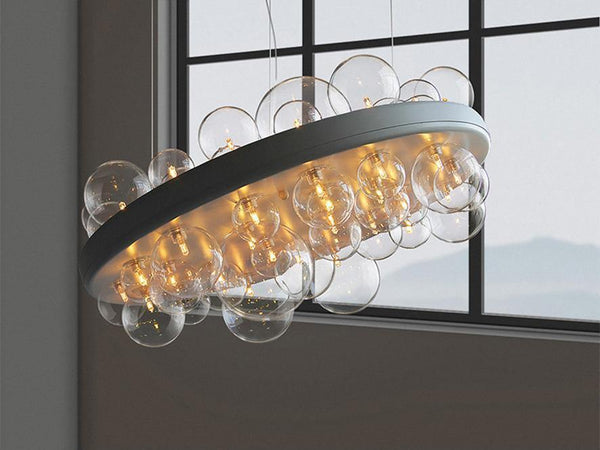 гостиной, гостиную, дизайн, дизайнерский, купить, необычный, оригинальный, освещение, подвесной, пузыри, ресторан, свет, светильник, светодиод, спальни, спальню, стекло, стеклянный, шарПодвесы